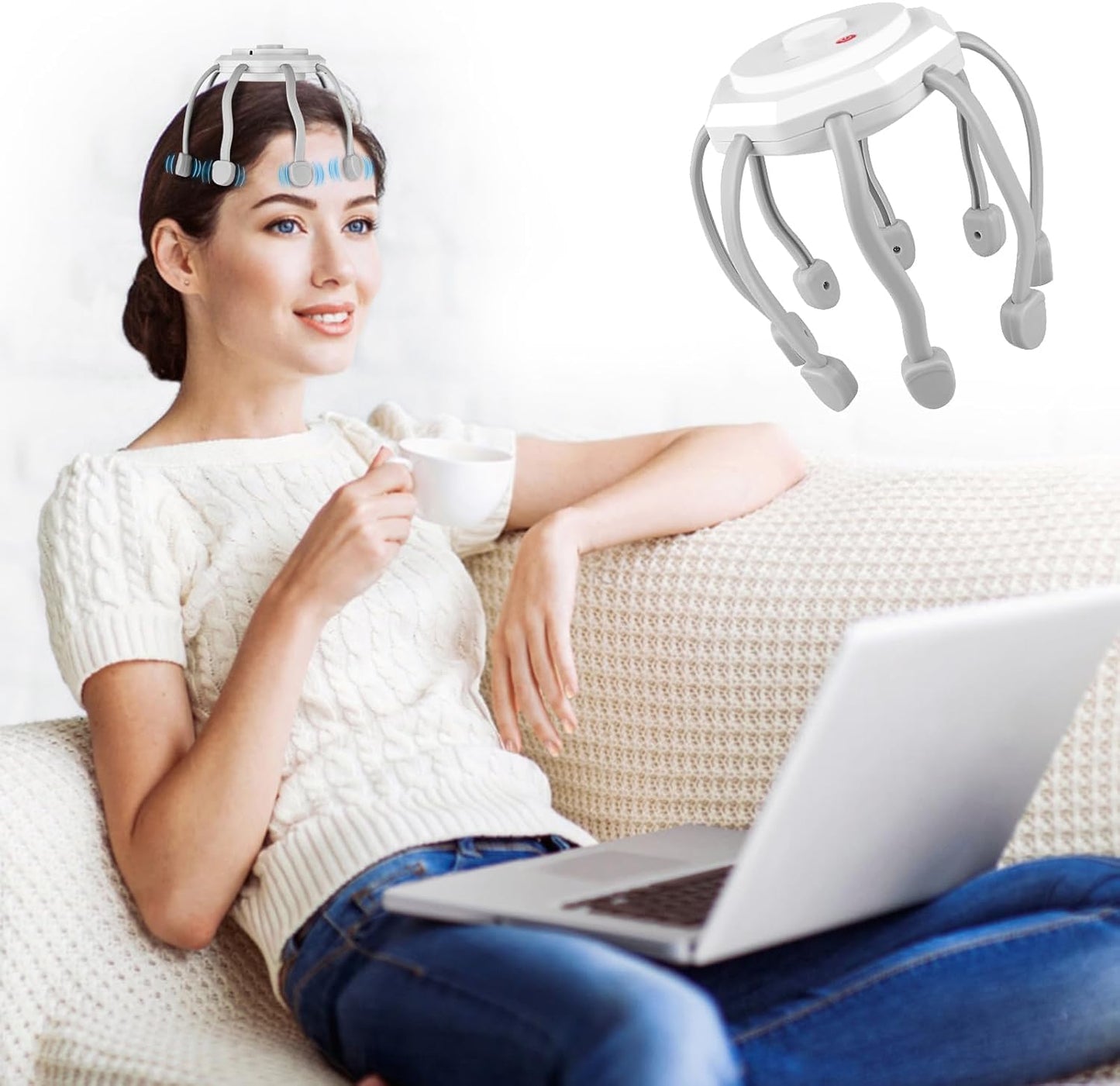 جهاز تدليك الرأس وفروة الرأس